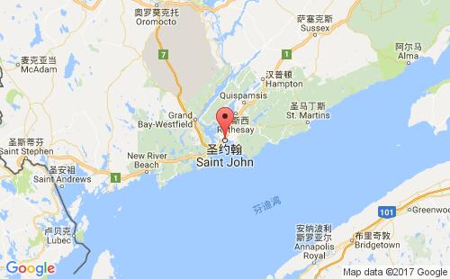 加拿大主要港口 圣約翰港(SAINT JOHN,NB)