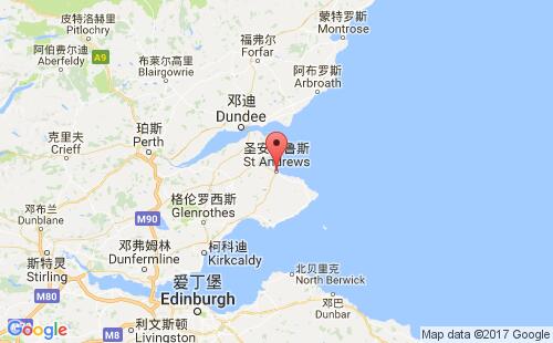 加拿大海運(yùn)港口圣安德魯斯st.andrews港口地圖