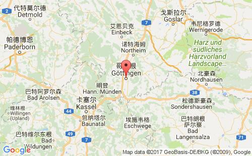 德國港口格丁根goettingen港口地圖