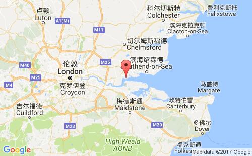 英國(guó)港口倫敦門(mén)戶(hù)港london gateway port港口地圖