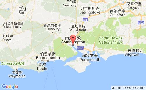 英國(guó)港口南安普頓southampton港口地圖