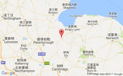 英國港口威斯貝奇wisbech港口地圖
