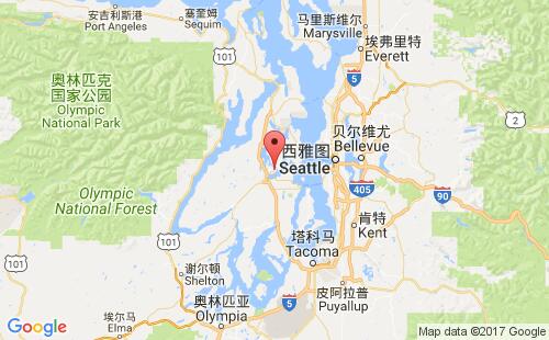 美國(guó)海運(yùn)港口布雷默頓bremerton港口地圖