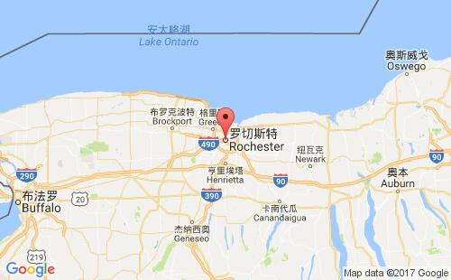 美國海運(yùn)港口羅切斯特rochester,ny港口地圖