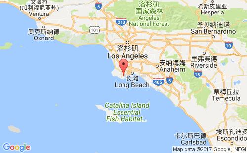 美國海運港口圣佩德羅san pedro,us港口地圖